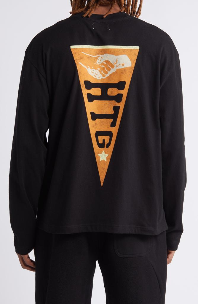 HONOR THE GIFT Seal Logo Cotton Graphic T-Shirt