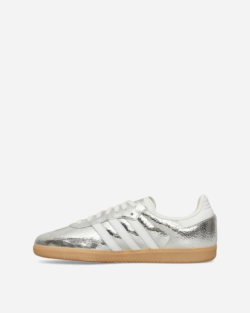 Adidas Women's Samba OG Sneakers Silver Metallic / Cloud White 3
