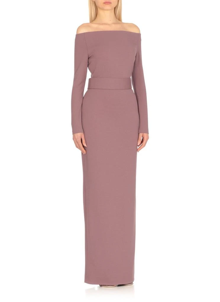 SOLACE LONDON Purple Sabina Maxi Dress 2