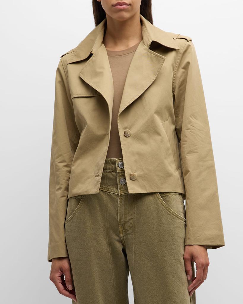 FRAME Short Trench Jacket - Coats - Free Shipping - BeyondStyle