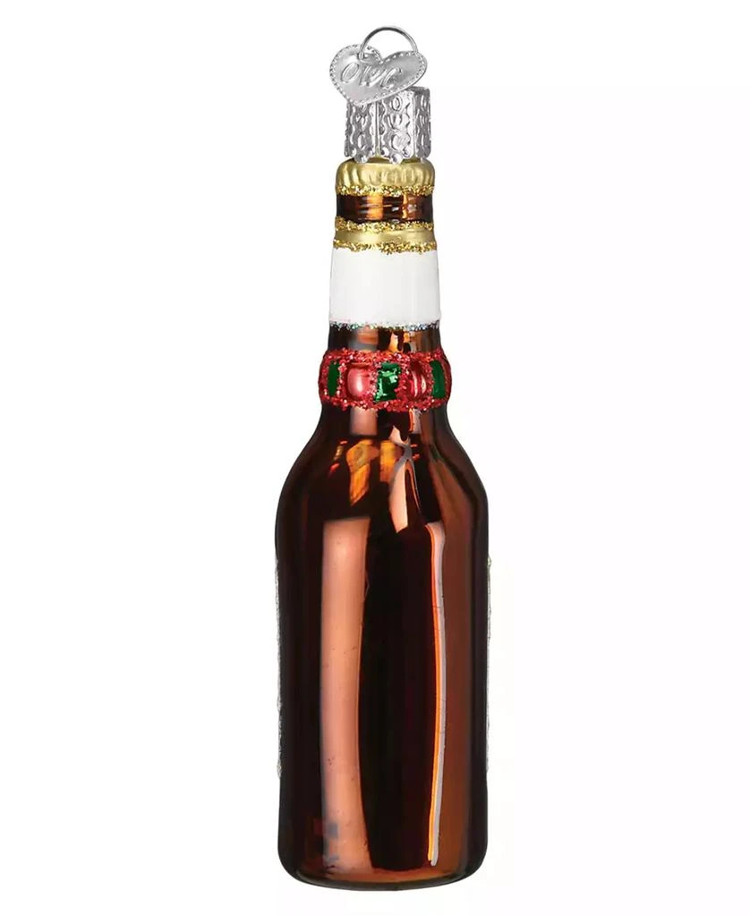 Old World Christmas 4.5" Adult Beverages Holiday Miller Lite Beer Bottle Ornament 2