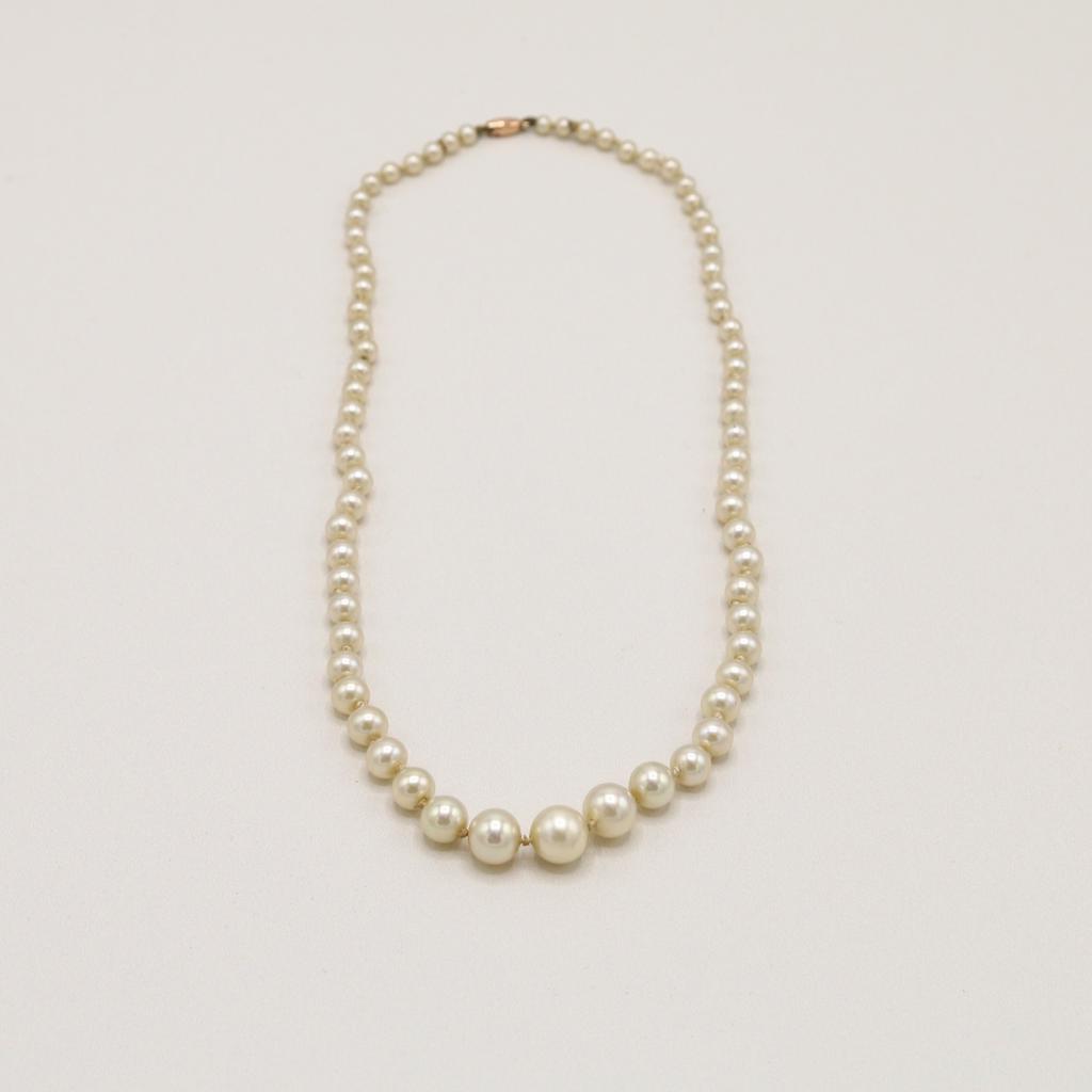Orelia Vintage Vintage Graduated Pearl Necklace