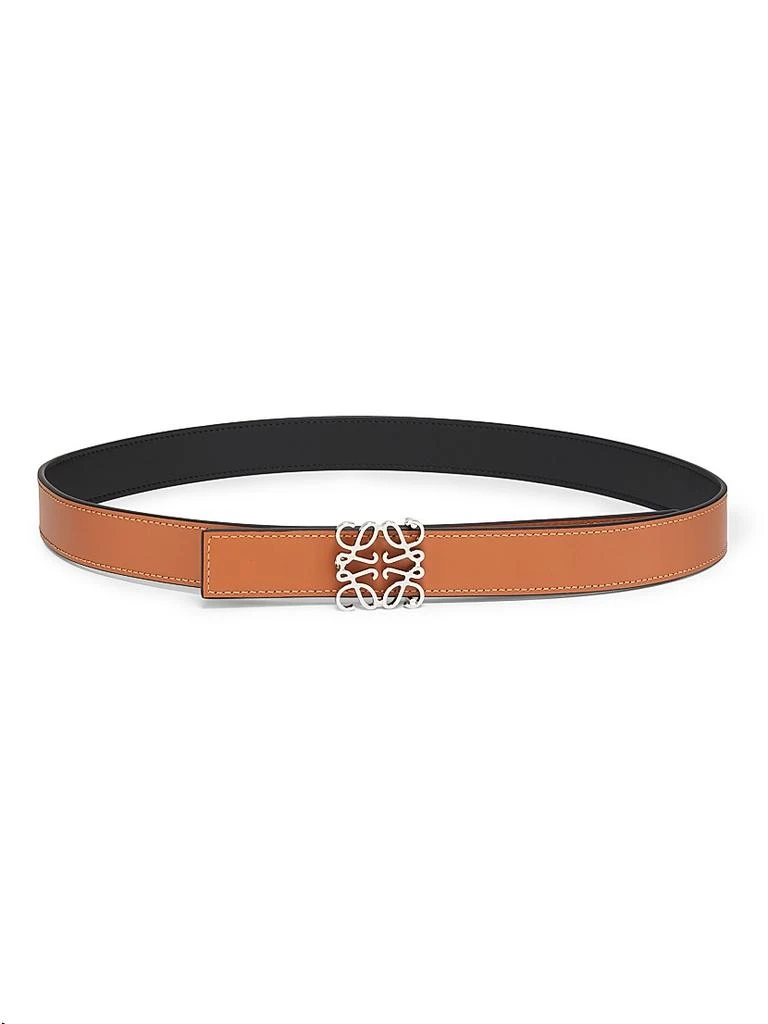 Loewe Anagram Reversible Smooth Leather Belt 3