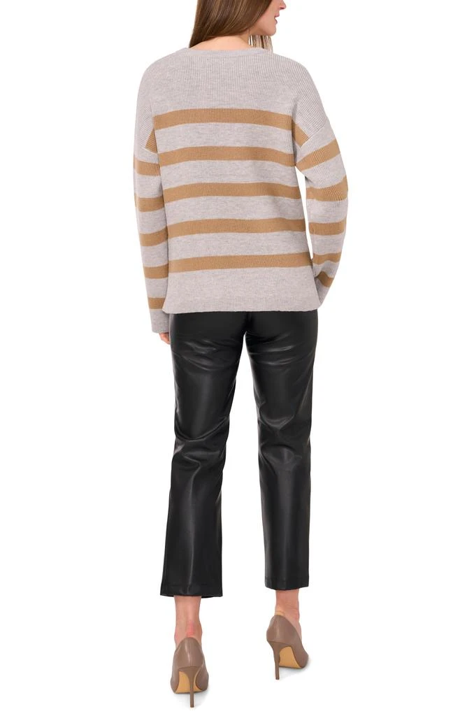 Halogen Stripe Crewneck Sweater 4