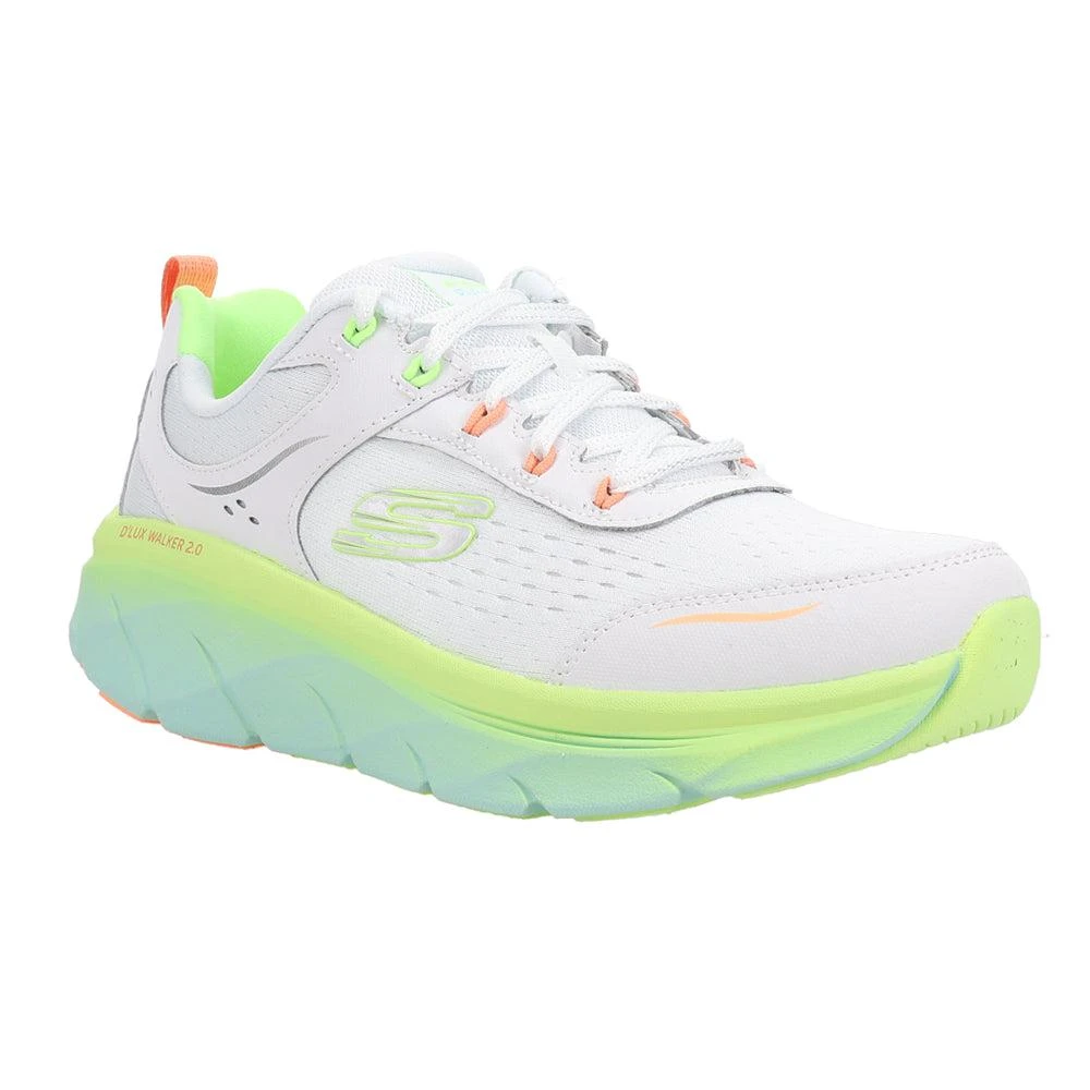 SKECHERS D'Lux Walker 2.0 Neon Sites Lace Up Sneakers 2