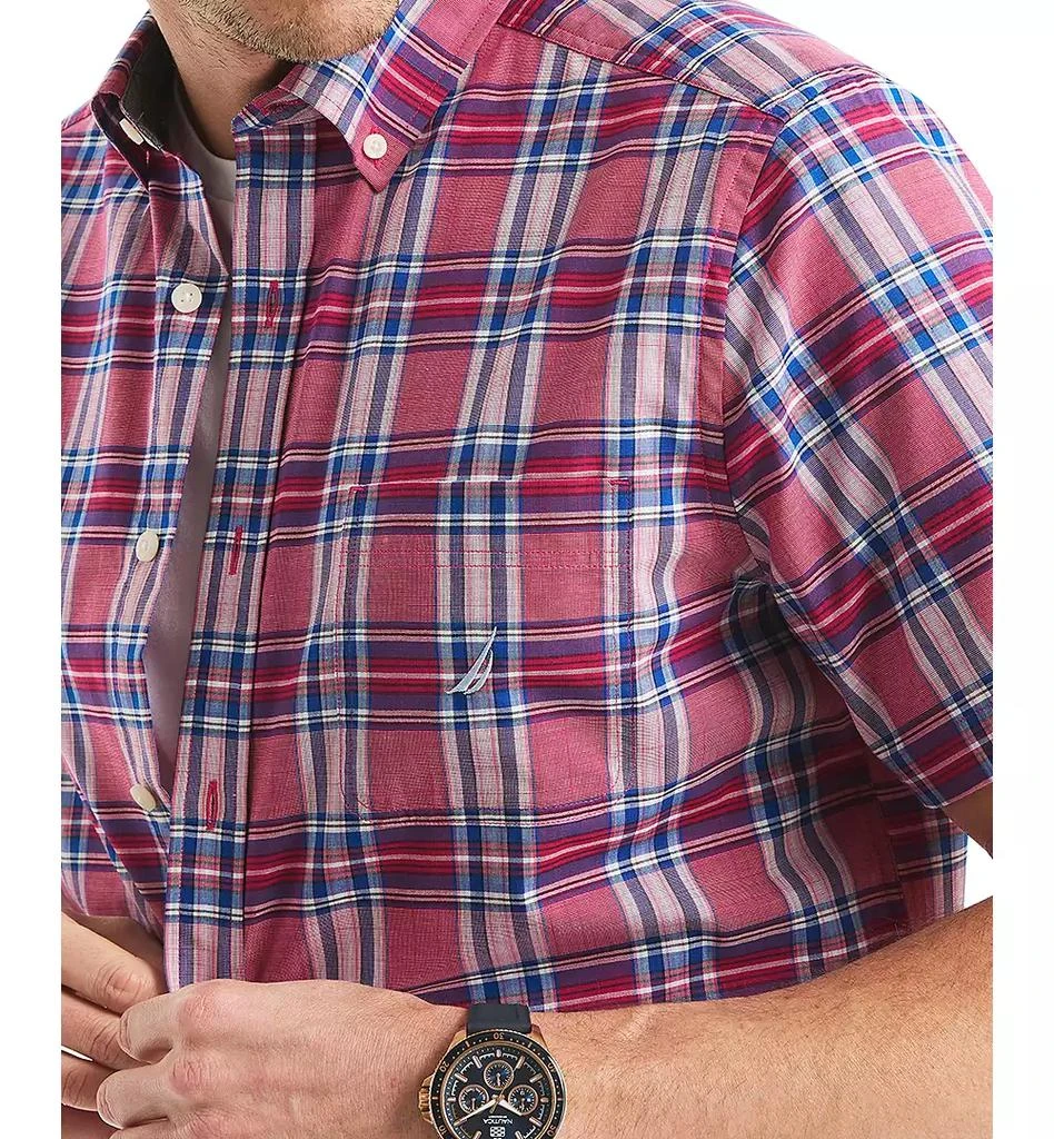 Nautica Men
s Classic-Fit Plaid Button-Down Shirt 3