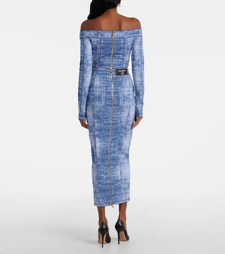 Balmain Trompe l
oeil crop top 3