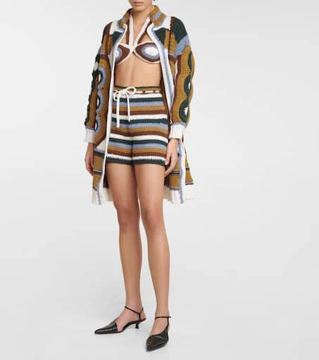 Khaite Jolie cashmere halterneck bralette 2