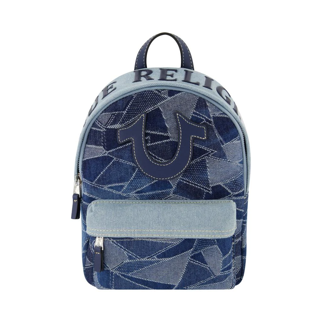 True Religion Mini Denim Logo Backpack 1