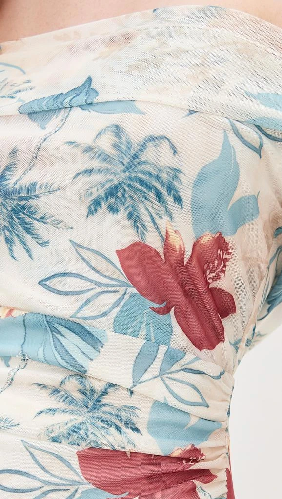 Wayf Marina Ruched Midi Dress 5