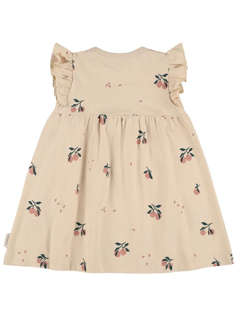 Liewood Peach Print Cotton Jersey Dress 2