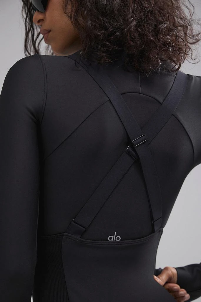 Alo Airlift Winter Warm Mesh Ski Time Long Sleeve - Ivory 3