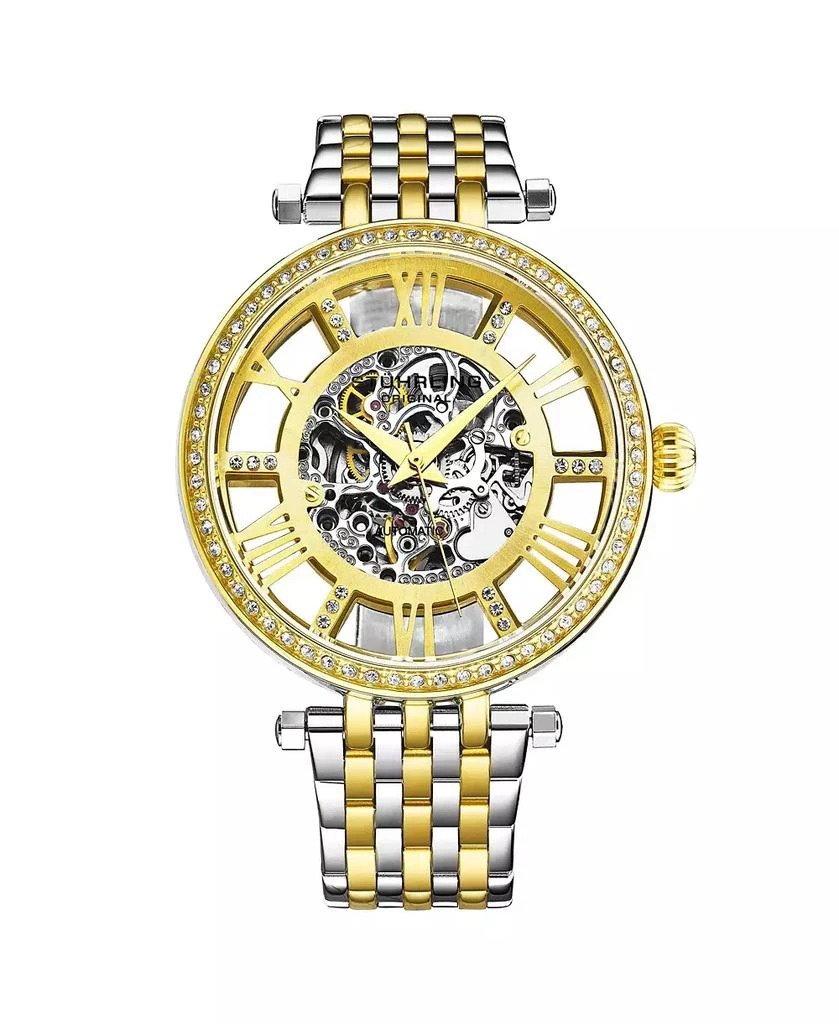 Stuhrling Delphi 3944 Automatic 38mm Ladies Skeleton Watch 1