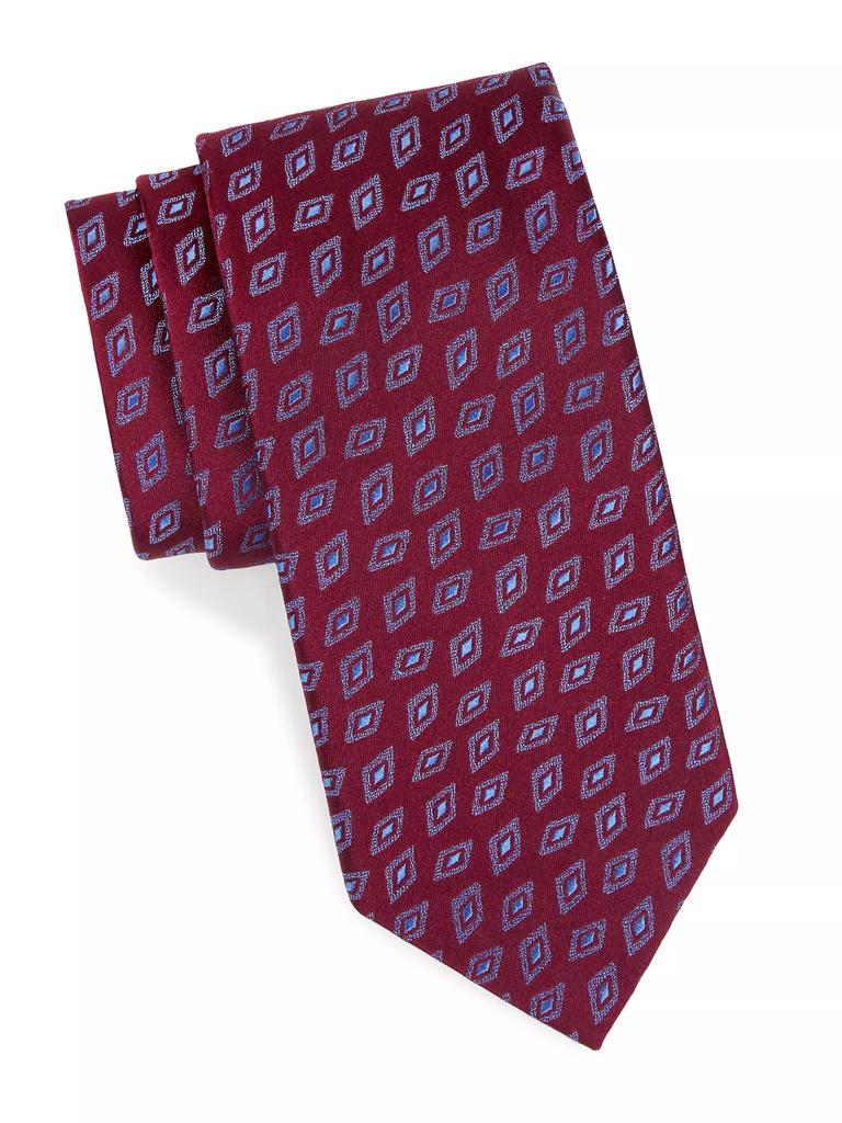 Charvet Diamond Bean Silk Jacquard Tie