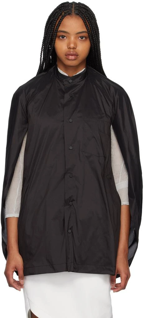 Issey Miyake Black Belted Shirt 1