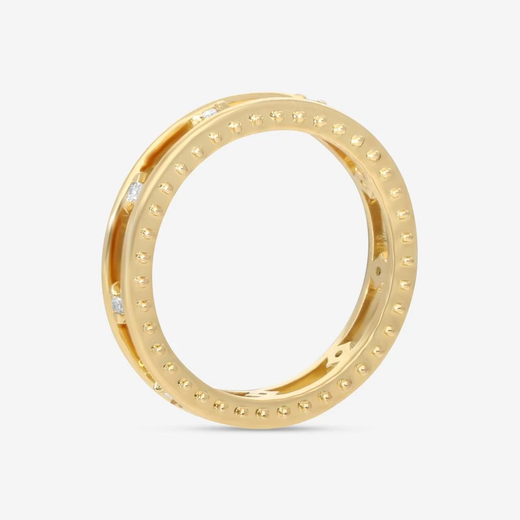 Hearts On Fire Hearts On Fire Sloane Picot 18K Yellow Gold Floating Diamond Band Ring Sz. 6.25 HP-HBA75678Y-Z65-C-copy 3