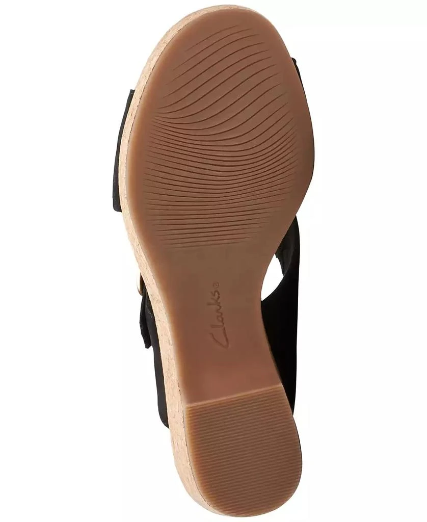 Clarks Women's Giselle Dove Wedge Sandals 5