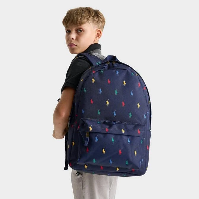NIKE Kids' Polo Ralph Lauren Monogram Logo Backpack 1
