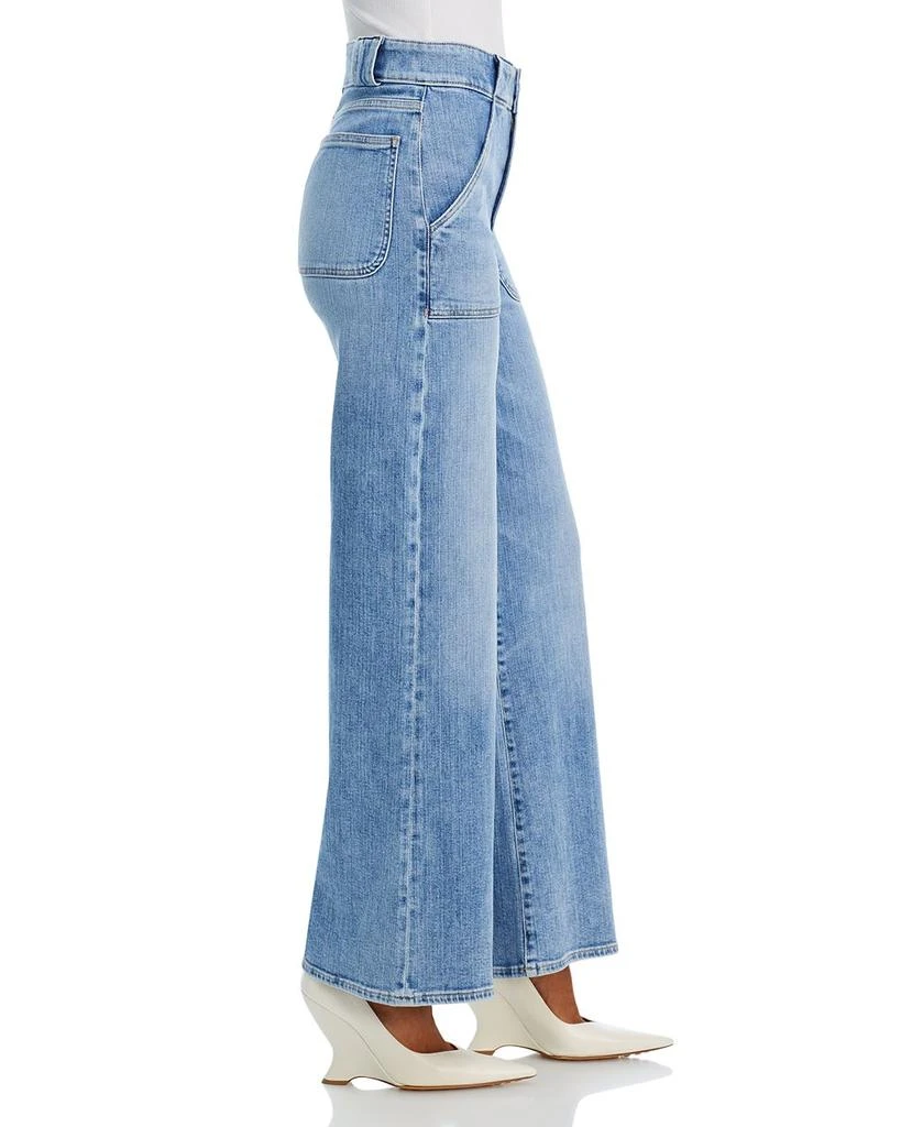 FRAME Modern Pocket High Rise Wide Leg Jeans in Carpenter 4