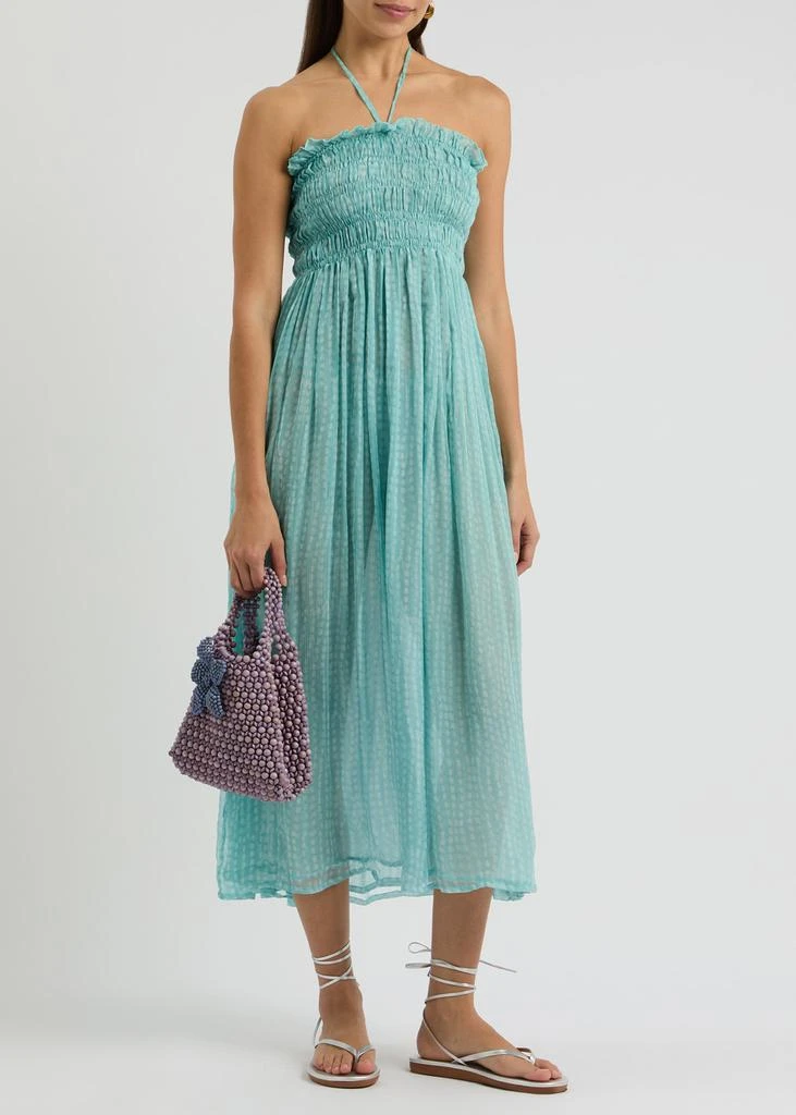 Cloe Cassandro Billie printed silk-georgette midi dress 4