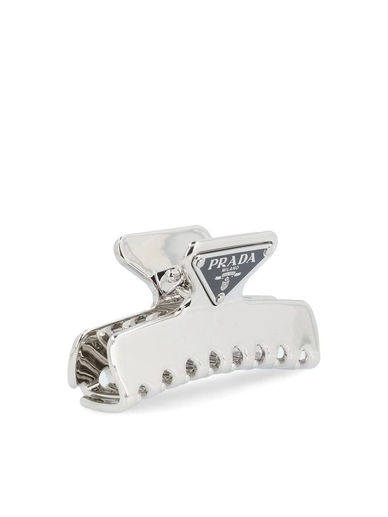 Prada Prada Logo Plaque Hair Clip 2
