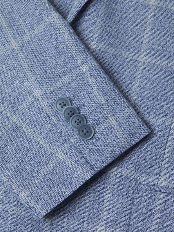 Original Penguin Windowpane Check Slim-Fit Blazer 4