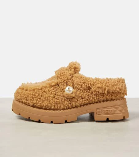 Jimmy Choo Shea shearling mules 5