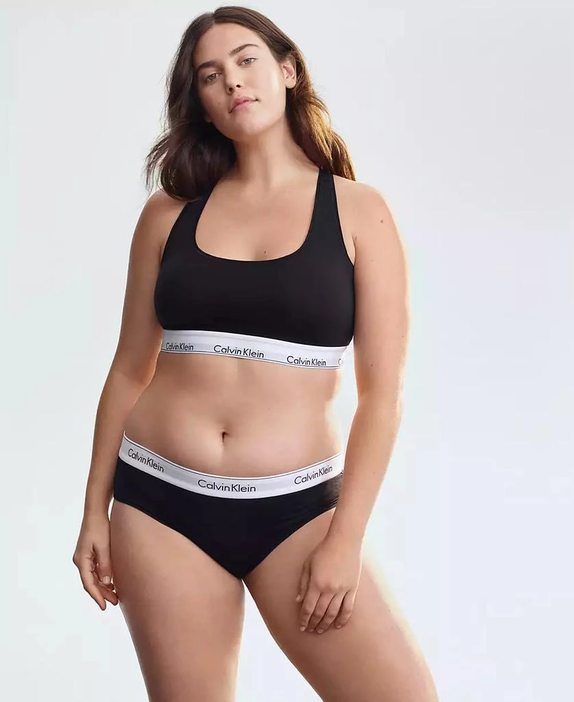 Calvin Klein Plus Size Modern Cotton Unlined Bralette QF5116 3