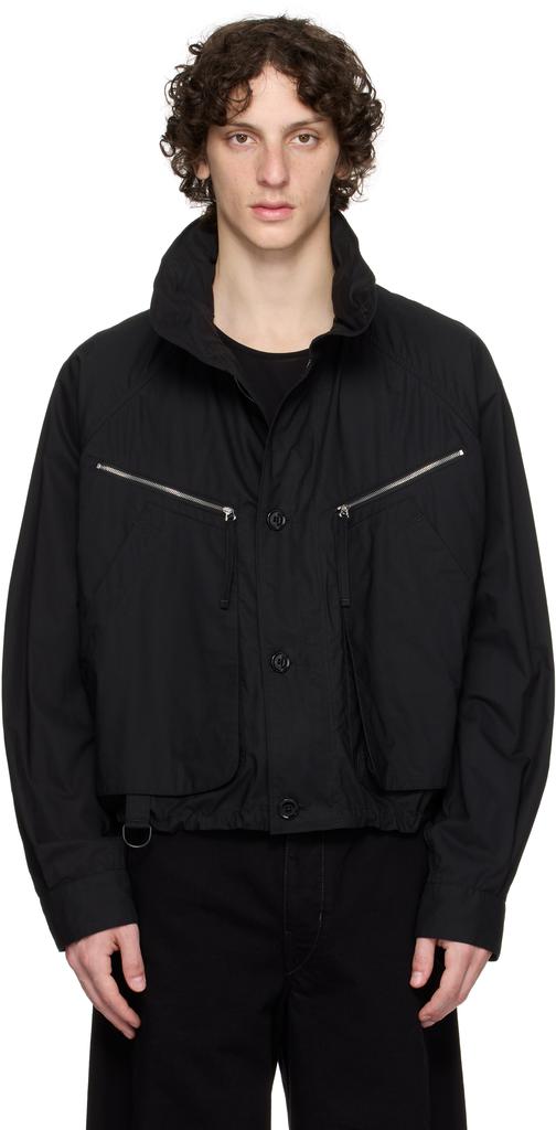 ジャケット・アウター LEMAIRE PARACHUTE BLOUSON BLACK 25SS Shop Black Parachute Jacket on Sale at BeyondStyle – Get 31% Off