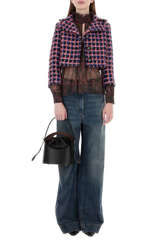 ETRO Printed crepe blouse 6