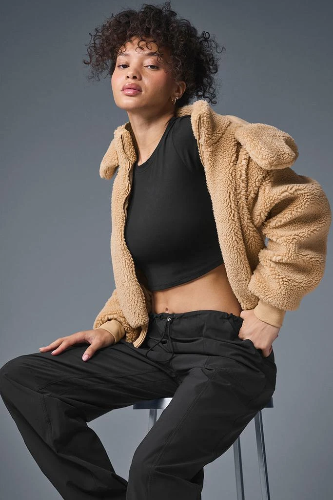 Alo Foxy Sherpa Jacket - Camel 3