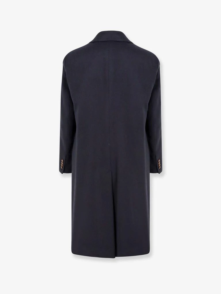 HEVÒ Cashmere coat with satin lining 5