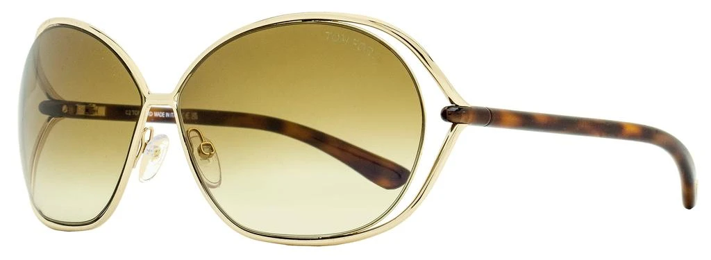 Tom Ford Women's Carla Sunglasses TF157 28F Gold/Havana 66mm 1