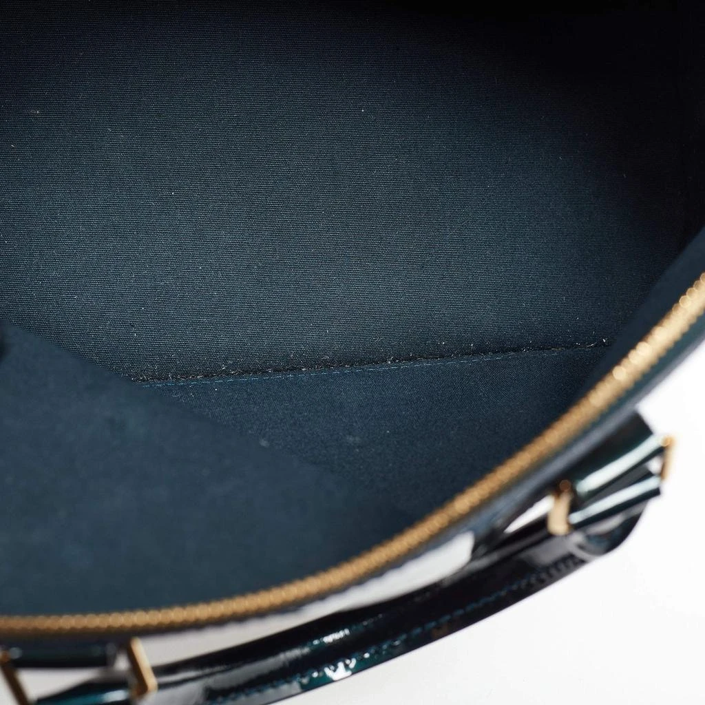 Louis Vuitton Louis Vuitton Bleu Nuit Monogram Vernis Leather Alma PM Bag 8