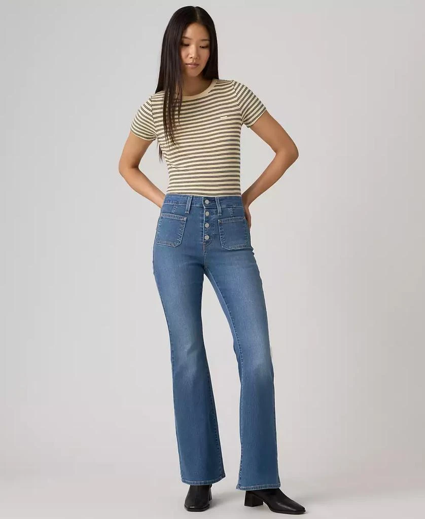 Levi
s Women
s 726 Patch Pocket High Rise Slim Fit Flare Jeans