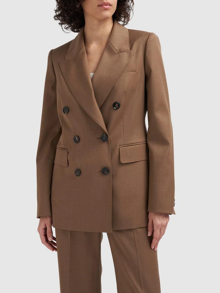 MAX MARA Oppio Cold Wool Double Breasted Jacket 1