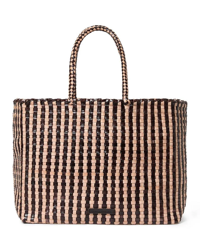Loeffler Randall Small Woven Leather Tote 1