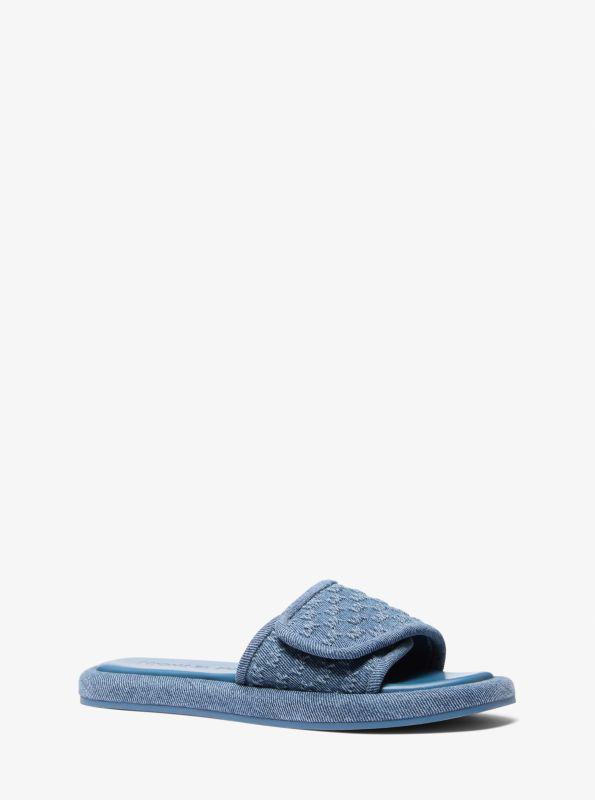 【MICHAEL KORS】LUKA スライドサンダル Michael Kors Luka Slide Sandal - Slippers - Free Shipping