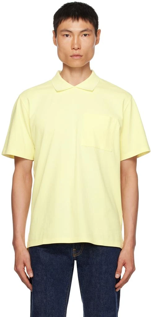 Noah Yellow Collared Polo 1