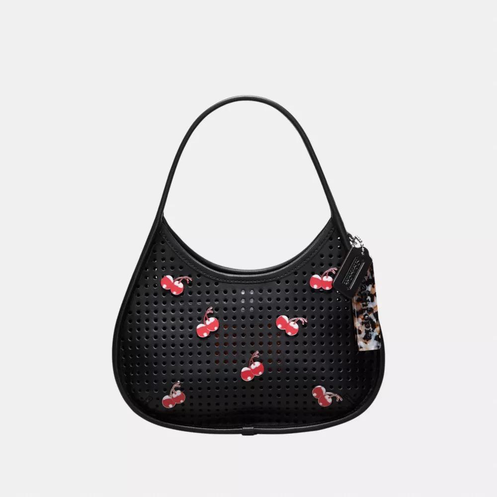 COACH® Ergo Bag In Perforated Upcrafted Leather With Cherry Pins