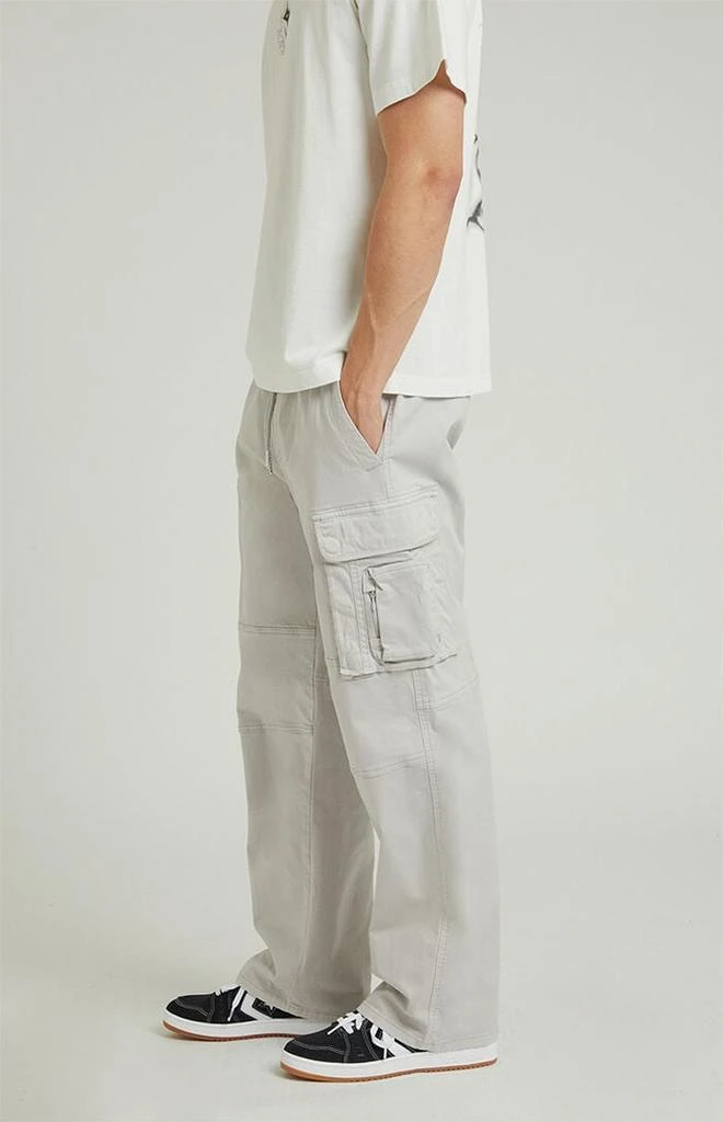 PacSun Gray Baggy Cargo Pants 2