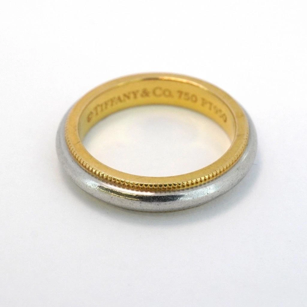 Tiffany & Co. yellow gold (18K) Platinum 950 Band Ring (Pre-Owned) 3