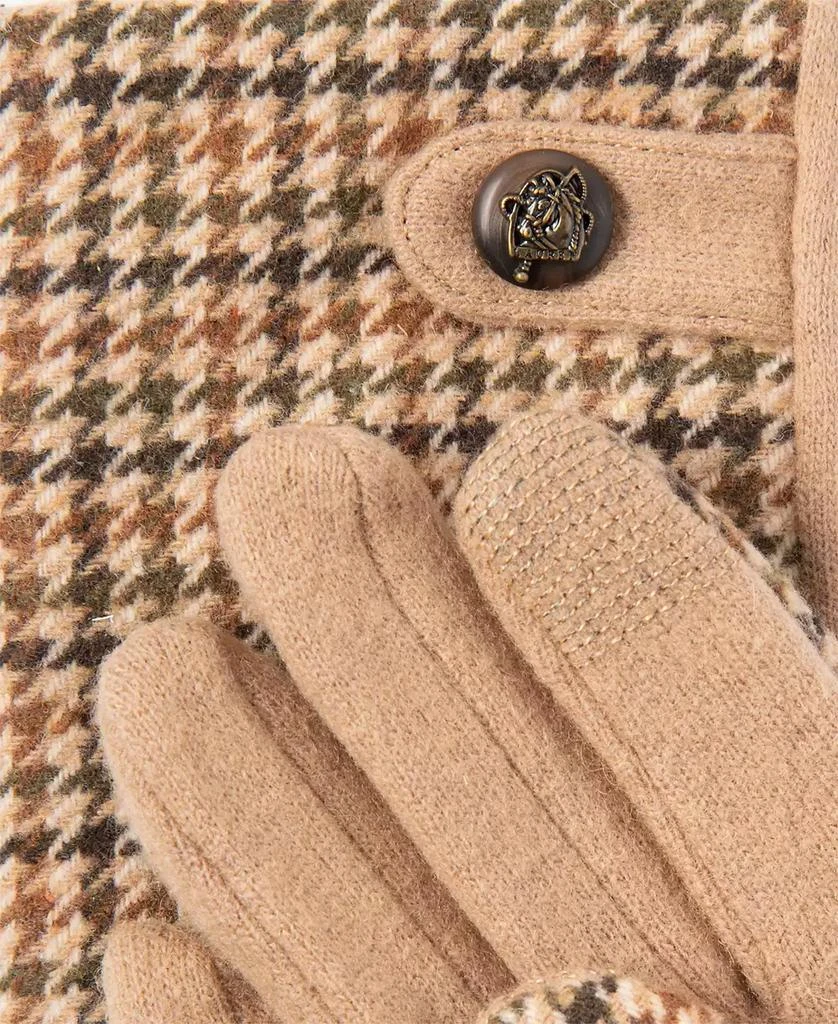 Ralph Lauren Menswear Pattern Touch Gloves with Button 2