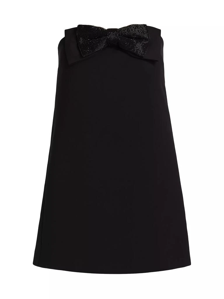 Self Portrait Diamanté Crepe Bandeau Minidress 1