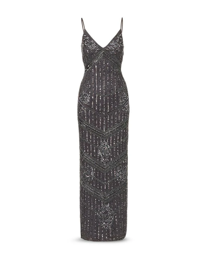 Aidan Mattox Beaded Evening Gown 6