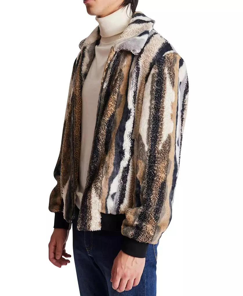 Paisley & Gray Men's Dorian Faux-Fur Bomber Jacket 5