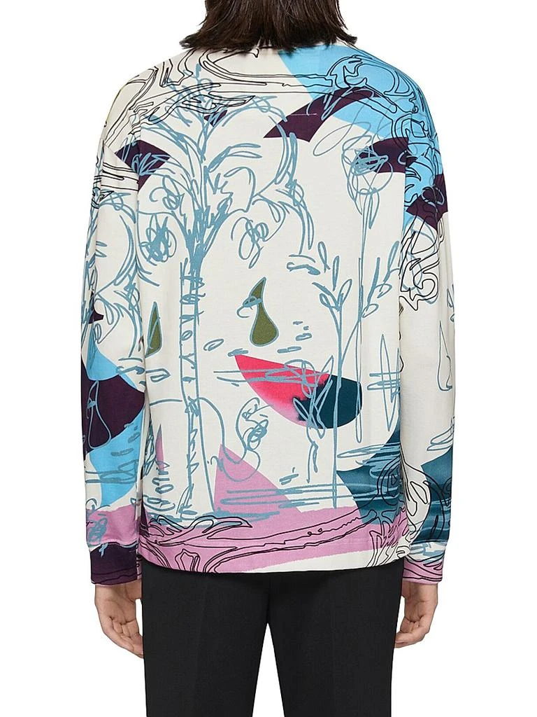 Givenchy Printed Multicolor T-Shirt in Cotton 4