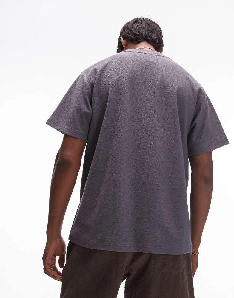 Rhythm Rhythm tournesol vintage terry t shirt in navy 3