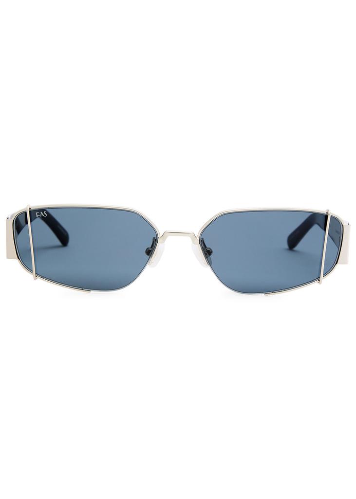 FOR ART'S SAKE Talia rectangle-frame sunglasses