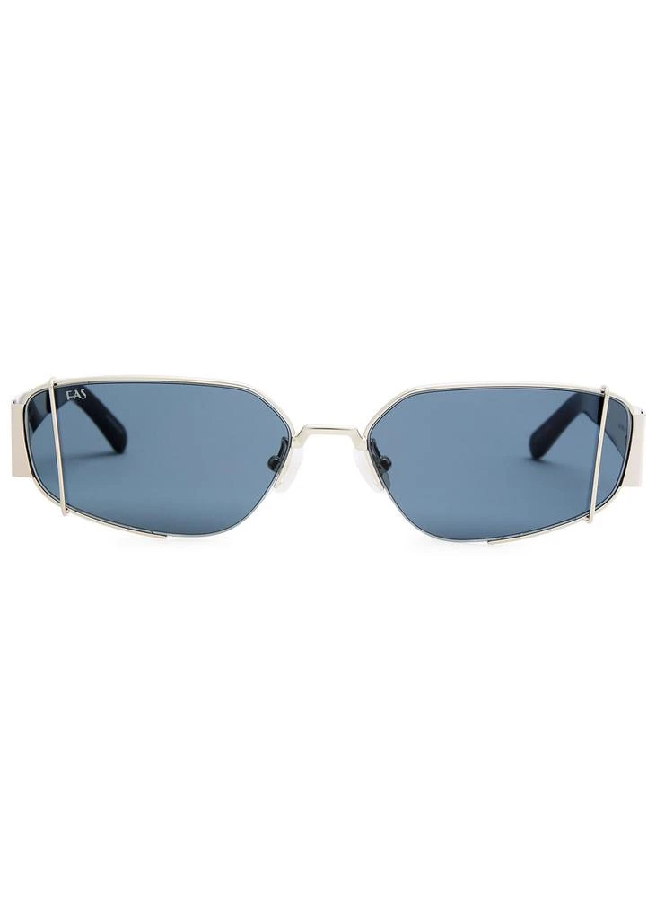 FOR ART'S SAKE Talia rectangle-frame sunglasses  2